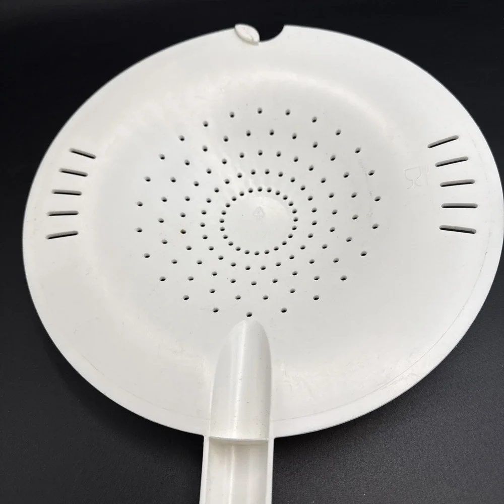 Tupperware Double Colander Twist N Lock Strainer Top Only White Replacement